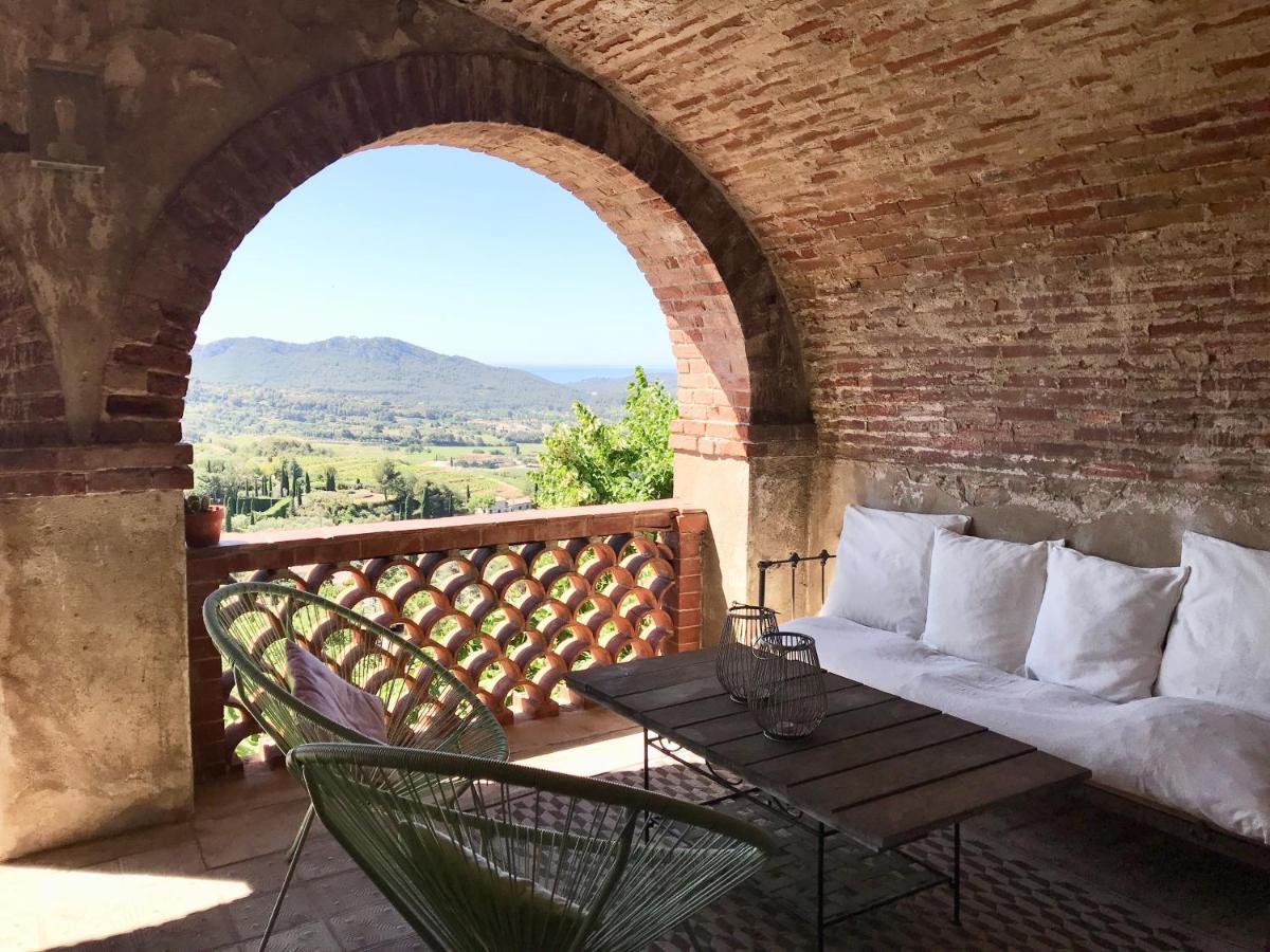 Studio de charme avec grande terrasse vue mer Le Castellet  Extérieur photo